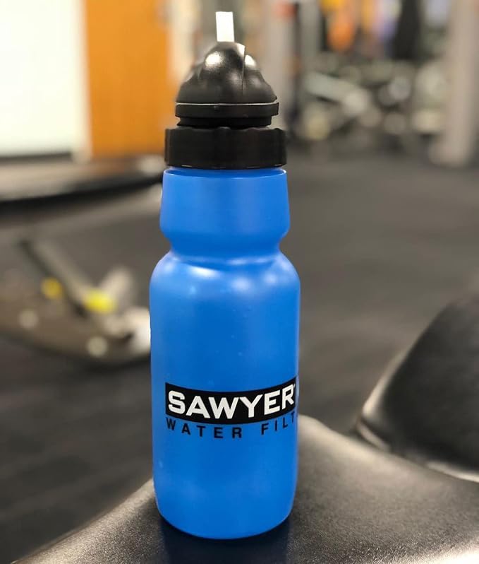 Sawyer Products SP140 Personal Water Bottle Filter, 34-Ounce,Blue (Pack of 2)