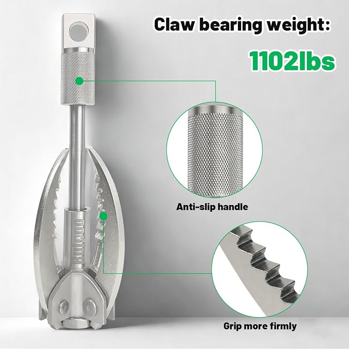 Grappling Hook Folding Claw Multifunctional Stainless Steel Hook for Outdoor Camping Hiking Tree Rock Mountain Climbing