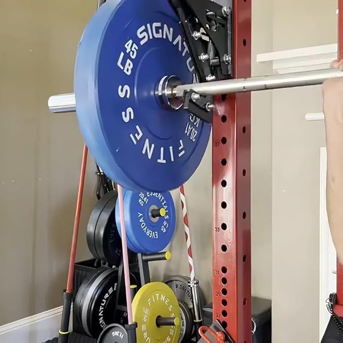 Fitvids Upgraded Adjustable Jammer Arms, Lever Arms, Monolift Attachments Rated 600 LB Per Arm, Fits Racks at All Post Sizes and Hole Sizes, Pair