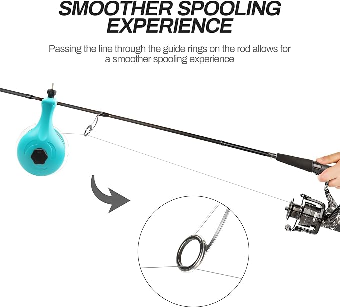 Fishing Line Spooler for Spinning Cast Reels Spooling Station Spools Holder Winder Machine Accessories