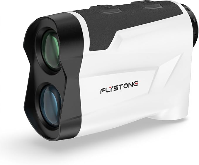 Precision Laser Rangefinder for Golf & Hunting, 800/1000/1300 m Range, 6X Magnification, Flagstick Locking with Flash Prompt, Slope Compensation & Angle Measurement, 0.3s Fast Measurement