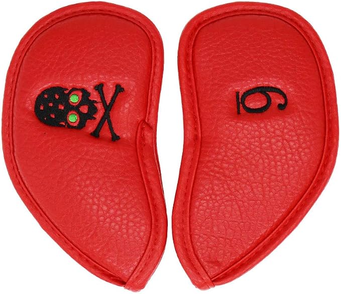 HISTAR Golf Club Head Covers Skull Design Golf Iron Head Covers Set Headcover Fit All Brands Titleist, Callaway, Ping, Taylormade, Cobra, Nike, Etc.