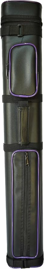 HAN'S DELTA 2x4 Hard Oval Pool Cue Billiard Stick Carrying Case, (Several Colors Available)