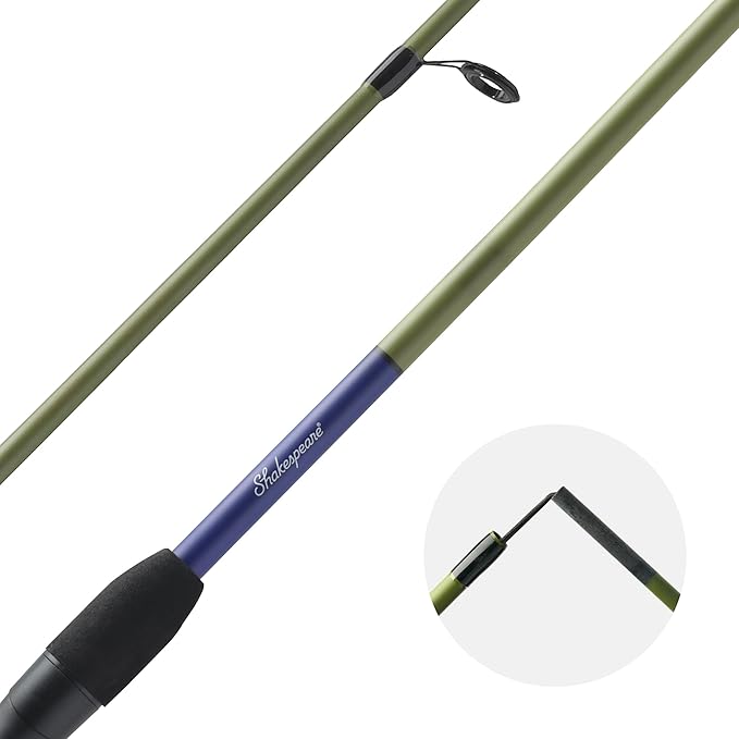 Shakespeare Catch More Fish Spinning Reel and Fishing Rod Combo with Kit