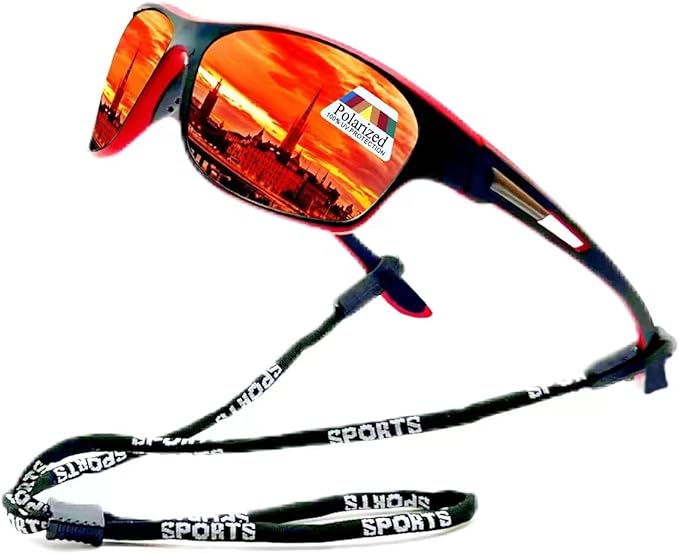 Poarlized Bifocal Sunglasses for Women Men Retainer Sports Wrap Fishing Cycling Driving 1.50 1.75 2.00 2.5