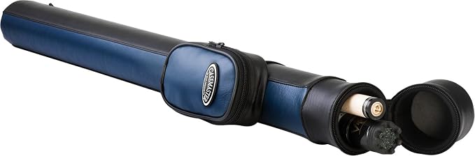 Casemaster Q-Vault Supreme Billiard/Pool Cue Hard Case, Holds 1 Complete 2-Piece Cue (1 Butt/1 Shaft)