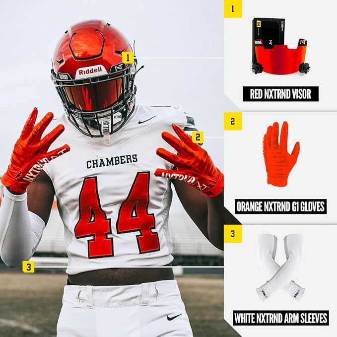 Nxtrnd G1 Pro Men's Football Gloves, Adult Sticky Receiver Gloves