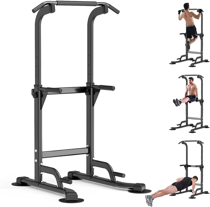 Z ZHICHI Pull-Up Dip Station Pull-Up Chin-Up Weight Capacity 350LBS