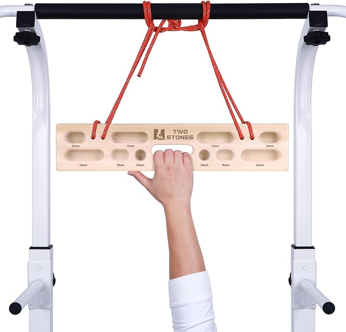 Two Stones Portable Hangboard | Rock Climbing Hangboard | Hang Board for Climbing | Rock Climbing Gifts for Rock Climbers for Climbers | Bouldering Gifts