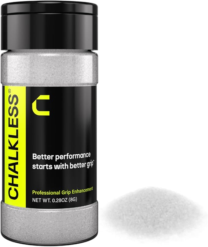 Chalkless Grip Enhancer - Premium Liquid Chalk Alternative & Less Mess Hand Chalk for Weightlifting, Powerlifting, Yoga, Gaming, Climbing, and More, Non-Toxic Long-Lasting & Reliable