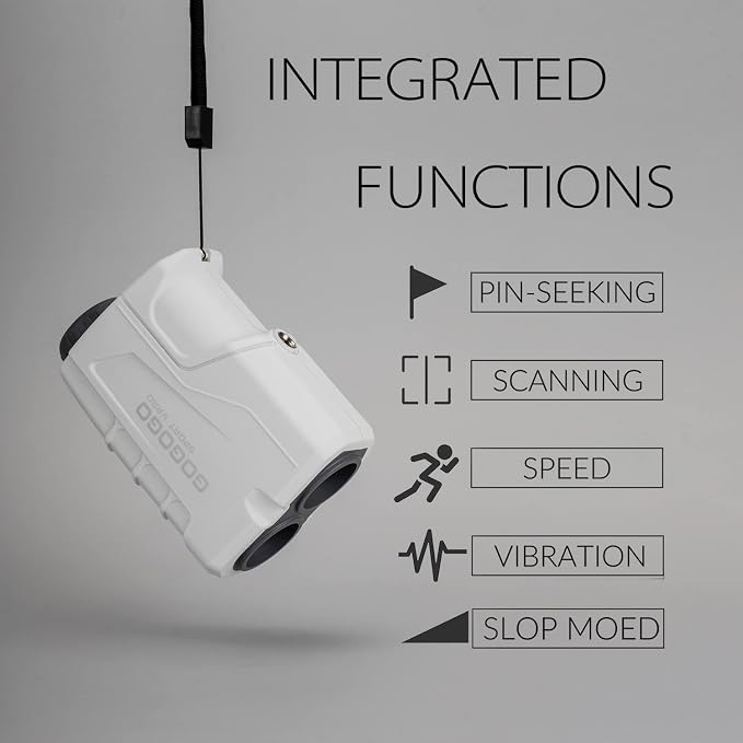 Gogogo Sport Vpro Golf Rangefinder 900 Yards Slope Laser Range Finder with Pinsensor & Flag-Lock, 6X Magnification, Pulse Tech