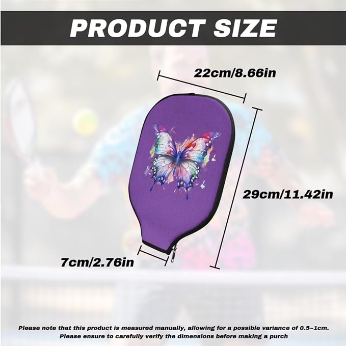 Pickleball Paddle Covers, Durable Polyeste Paddle Cover,Anti-Drop Paddle Storage Bag