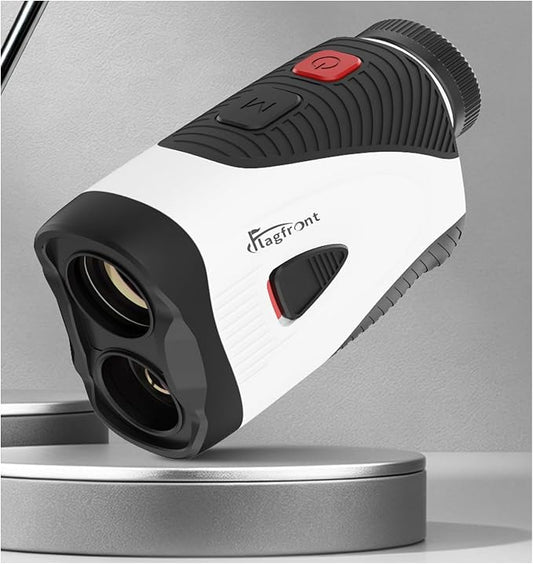 Golf Rangefinder with Slope & Magnet, 1000Y/1300Y Range Finder Golf, 6X Zoom, HD LCD, Flag Lock & Vibration, Rechargeable, Golf Accessories for Men