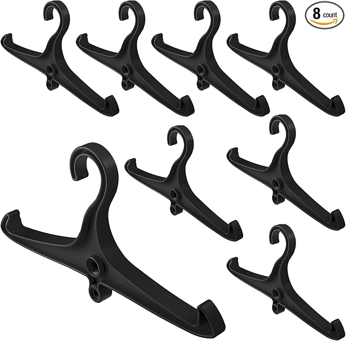 FoldTier Scuba Hanger BC Regulator Scuba Diving Wetsuit Hanger with Din Threads Vest Tactical Gear for Dry Clothes BCD Side Hanging