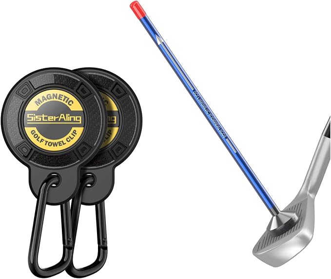 Magnetic Golf Clip and Magnetic Alignment Rods