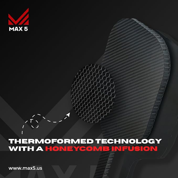 Vintage MX 0.1 T700 Carbon Fiber Cloth Pickleball Paddles - Thermoformed, Professional-Grade Super Spin | Premium Performance for Intermediate to Professionals USAPA Approved