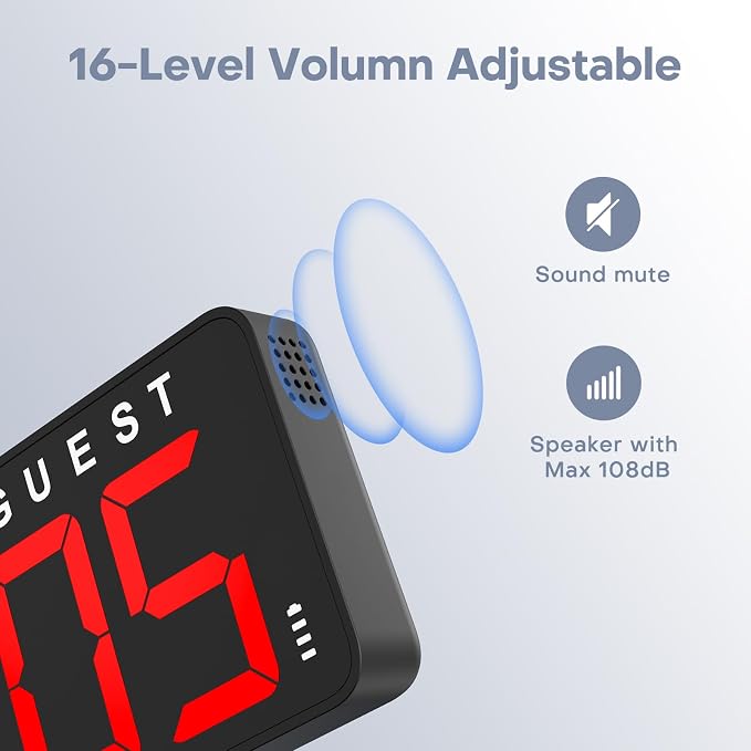 ANJANK 11’’ Large Digital LED Scoreboard Electronic Score Keeper Clock, Countdown/up, with Powerful Battery, 4 Mounting Options, for Corn Hole/Ping Pong/Basketball Sports, Gym, Indoor & Outdoor Games
