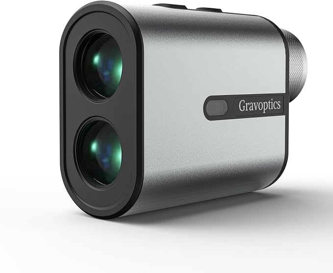 Golf Rangefinder with Slope, 1200 Yards Range Finder for Golf/Hunting, +1 Yard Accuracy 6.5X Magnification Flag Pole Locking Rechargeable Laser Rangefinders for Men Women