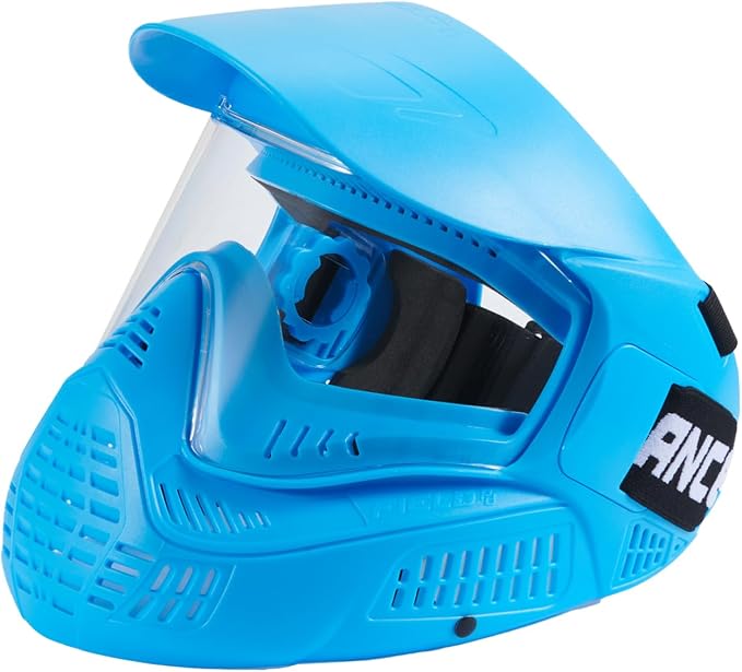 Lancer Tactical High Strength Polyethylene Full Face Airsoft Paintball Mask with Visor