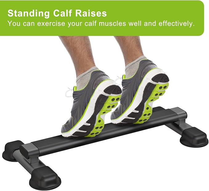 Kipika Versatile Calf Raise Bar - Heavy Duty Steel Standing Calf Raise Machine for Home Gym, Anti-Slip Design - Perfect for Calf Raises, Squats, Foot Stretches & Dip Exercises - Supports up to 800lbs