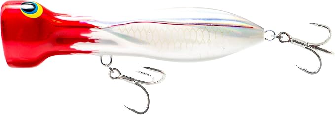 Nomad Design Chug Norris 6” (150mm) Topwater Floating Popper Fishing Lure with BKK Hooks & Durable Diamond Armour, for Bluefin & Yellowfin Tuna, Cubera Snapper, & Roosterfish