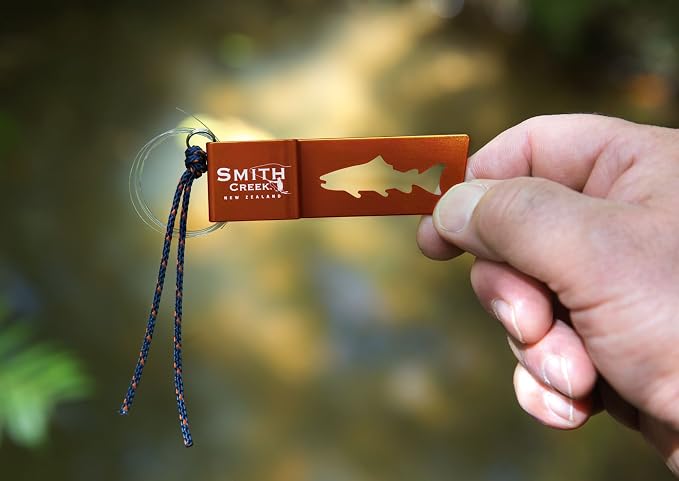 Smith Creek Tippet Holder & Spent Line Wrangler Value Bundle (Burnt Orange)