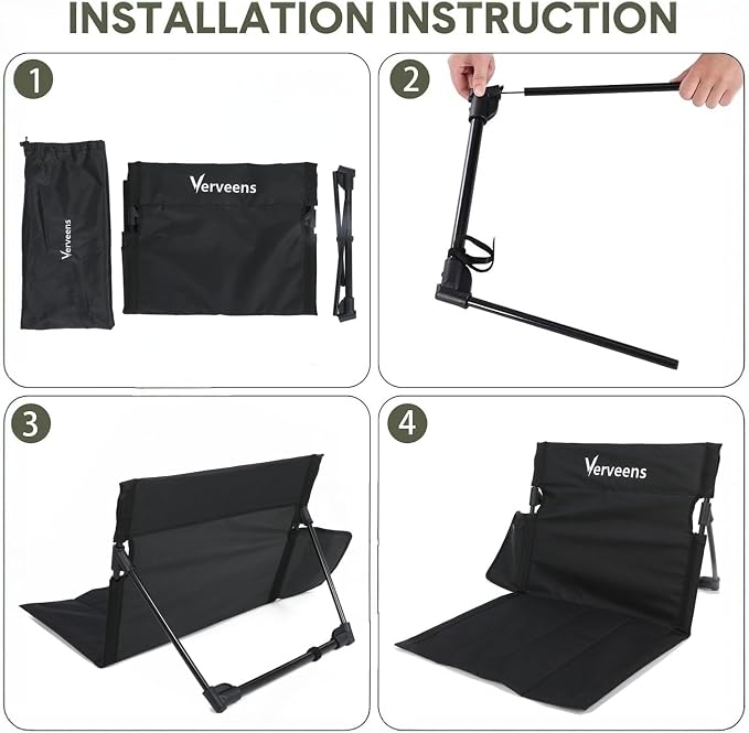 Extra Large Foldable Camping Chair with Cup Holder,Ultra-Light Portable Beach Chair with Carry Bag for Sunbathing Swimming Poolside Picnic Lawn Road Hiking Trips (Black)