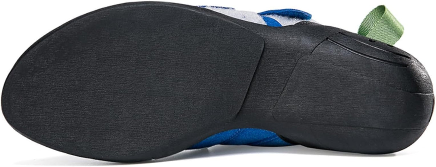 Mens Womens Climbing Shoes for Indoor Outdoor Sport Climbing Bouldering Slip-Resistant & Breathable (Blue, Adult, Men, 6.5, Numeric, US Footwear Size System, Medium)