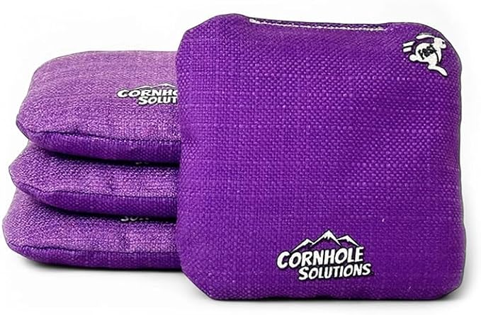 Cornhole Solutions Cornhole Bags Set of 8 – Regulation Pro Style 6x6 – Resin Filled + Tote Bag