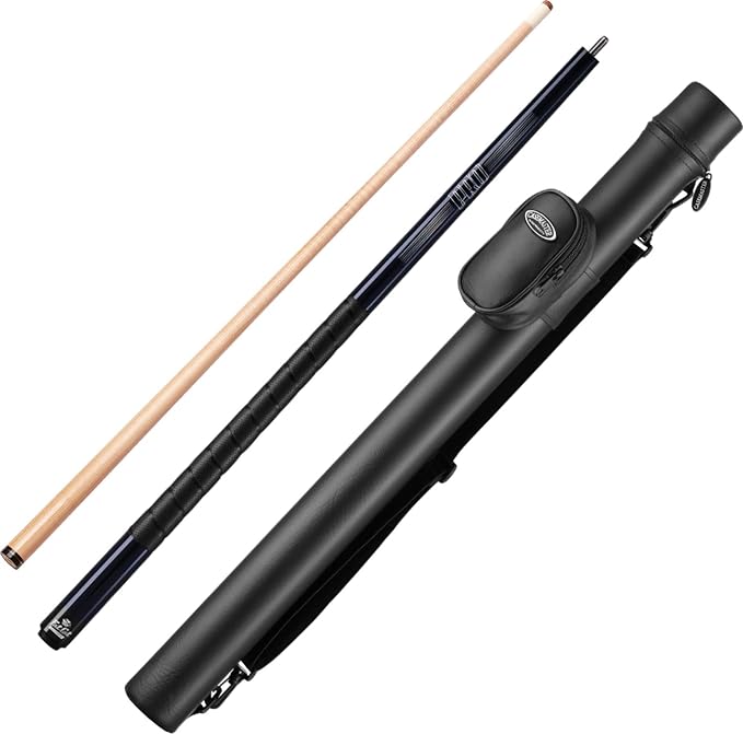 Viper Sure Grip Pro Black Cue and Casemaster Q-Vault Supreme Black Cue Case