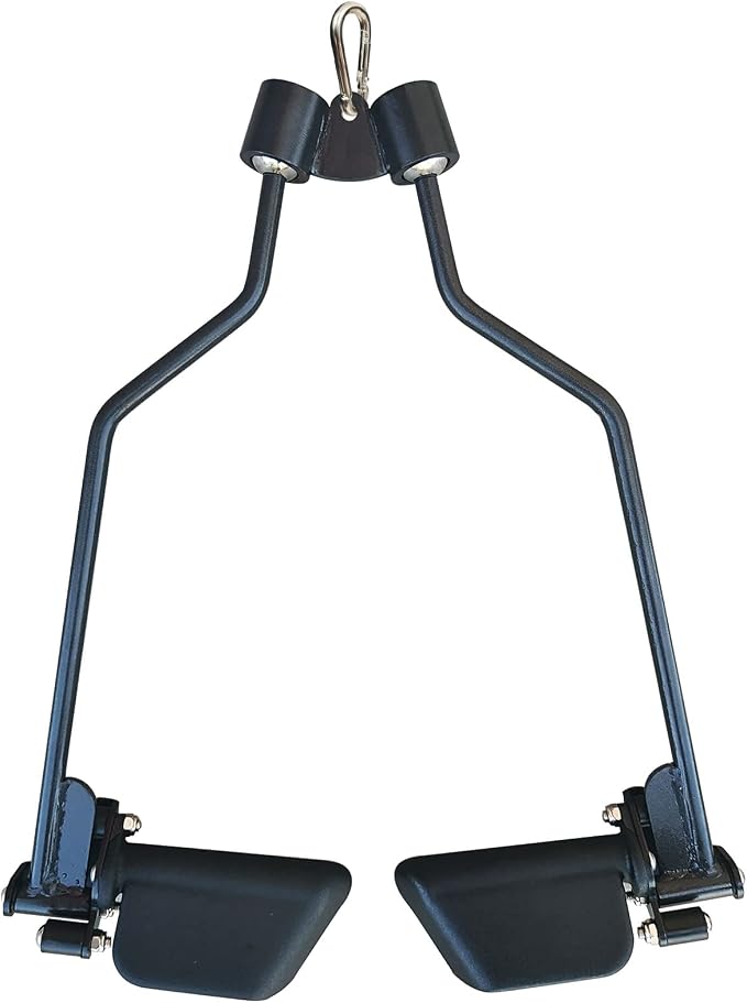 Adjustable Lat Pull down Bar, Cable Machine Attachments for Gym, Home Gym Fitness T-bar Row Pulldown Attachments, Lat Pull Down Machine Wide Grip Neutral Grip Handle