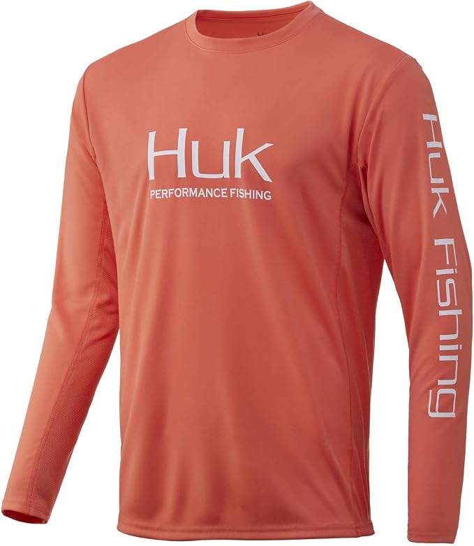 HUK Men's Icon X Long Sleeve Shirt, Performance Fishing Shirt