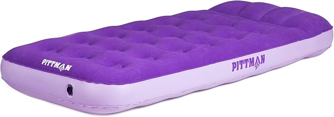 Pittman - Kids Air Mattress - Deluxe Kids Inflatable Bed with Electric Pump & Durable Backpack - Perfect Teen to Toddler Blow up Mattress for Sleepovers, Camping or Childs Travel Bed