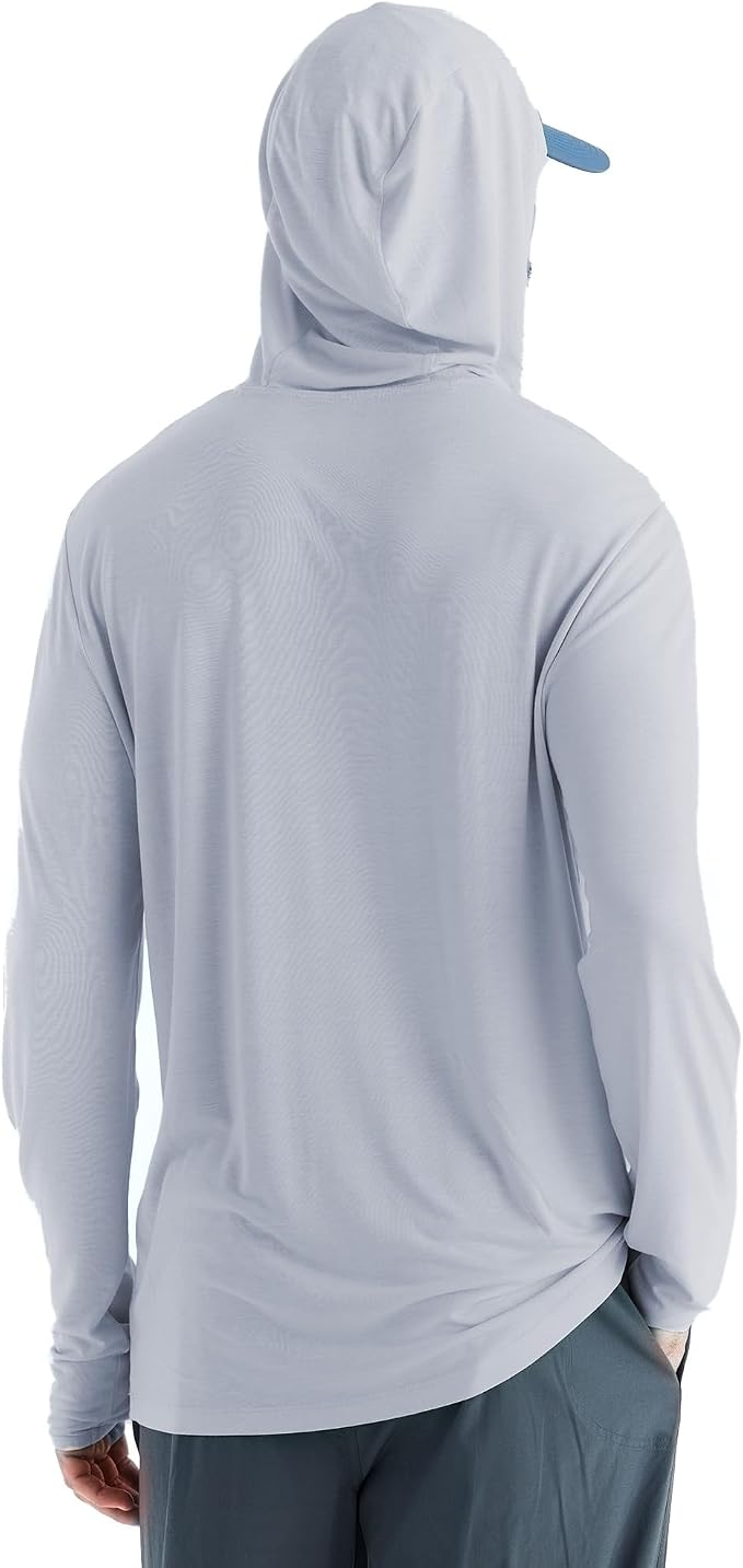 Free Fly Men's Lightweight Hoodie - UPF 20+ Sun Protection Hoodie for Men - Breathable Long Sleeve Sun Shirt for Fishing