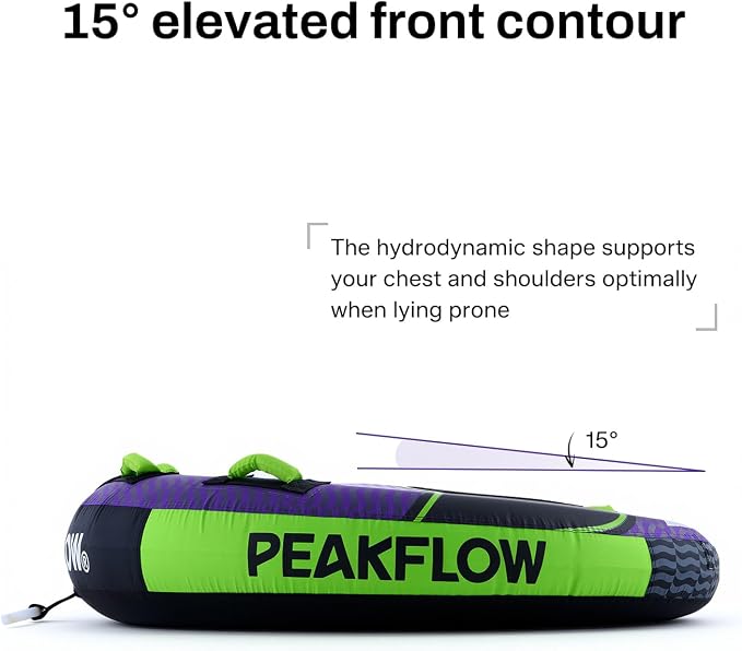 PEAKFLOW Towable Tube,Boat Tube,1-3 Person,Tubes for Boating,PVC Liner and Full Nylon Cover,Lake & Ocean Fun