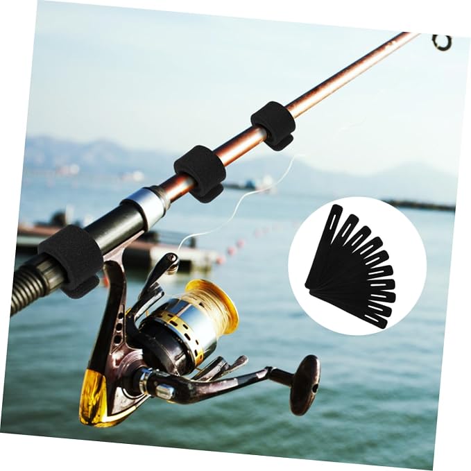 Mipcase Holder Fishing Pole Ties Fishing Rod Belt Pole Belts Rod Accessories Stretchy