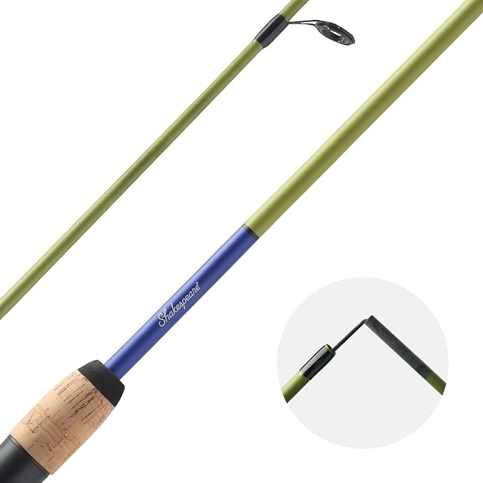 Shakespeare Catch More Fish Spinning Reel and Fishing Rod Combo with Kit