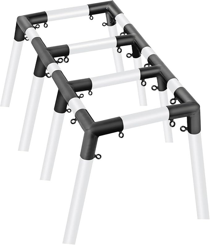 Aoneky 1 3/8 Inch Trapezoid Baseball Batting Cage Frame Corner Kit - Batting Cage Connector Kit