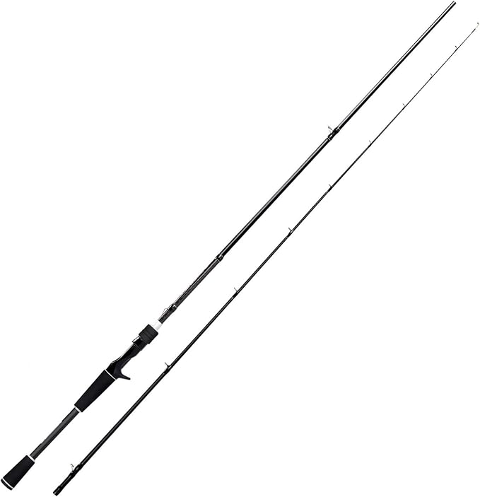 KastKing Perigee II Spinning & Casting Fishing Rods, Fuji O-Ring Line Guides, 24 Ton Carbon Fiber Casting and Spinning Rods - Two Pieces,Twin-Tip Rods