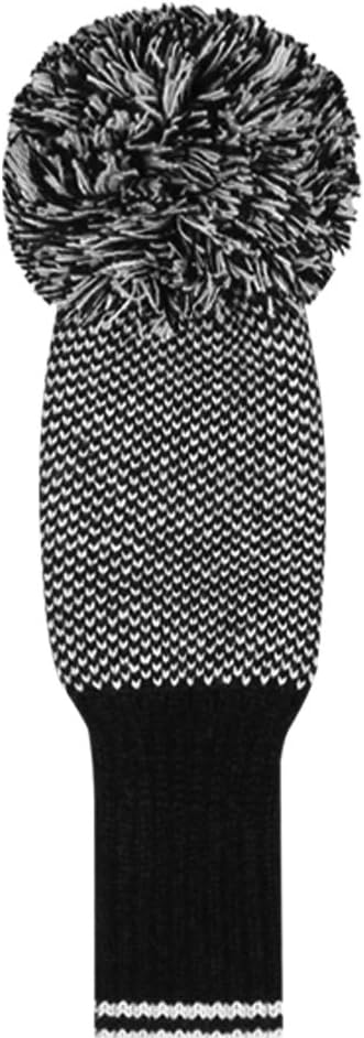 Scott Edward Knit Golf Club Cover for Woods and Driver Set of 5 Head Covers Protect Driver Wood(460cc)* 1 Fairway Wood*2 and Hybrid/UT*2 with Rotating Club Number Tags