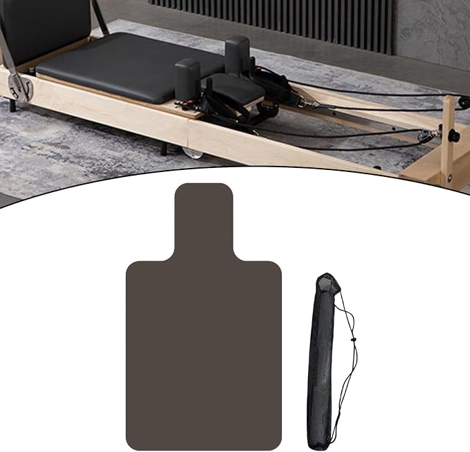 Pilates Reformer Mat Towel Thick Portable Professional Nonslip Suede Rubber Lightweight with Mesh Bag Exercise Mat Cover