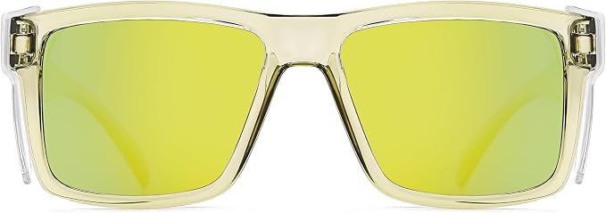 ANSI Z87 Safety Sunglasses UV400 Polarized Removable Side Shields Durable Protective Eyewear Construction
