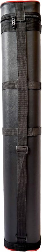 HAN'S DELTA 2x4 Hard Oval Pool Cue Billiard Stick Carrying Case, (Several Colors Available)