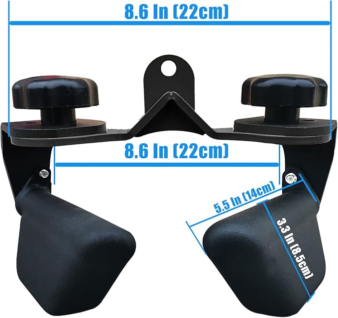 Adjustable Lat Pull down Bar, Cable Machine Attachments for Gym, Home Gym Fitness T-bar Row Pulldown Attachments, Lat Pull Down Machine Wide Grip Neutral Grip Handle