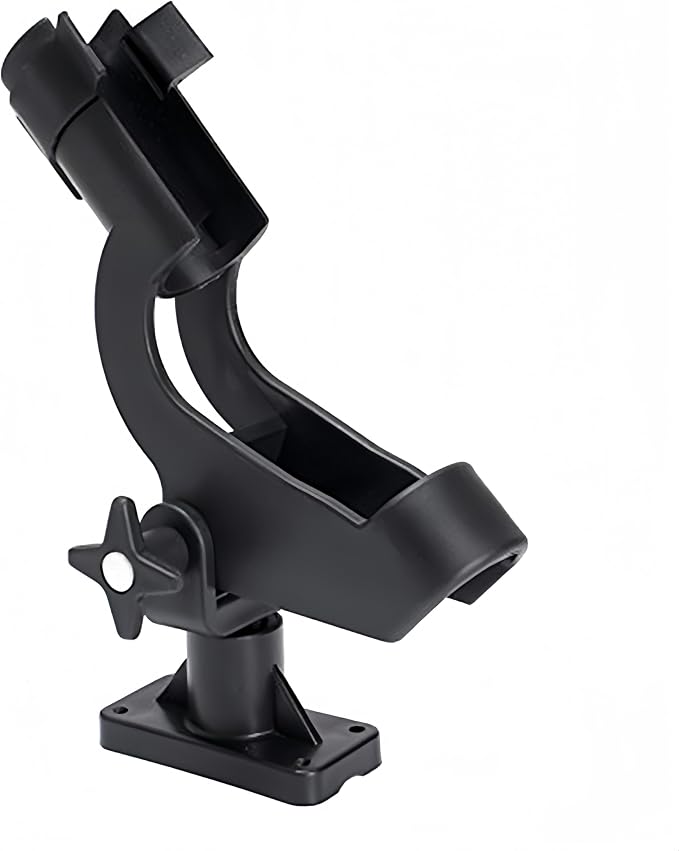 HiUmi Adjustable Rotatable Plastic Fishing Rod 3 Mount Rack Holder Bracket Boat Canoeing Rowing Mount Kit Kayak Side Rod Holder