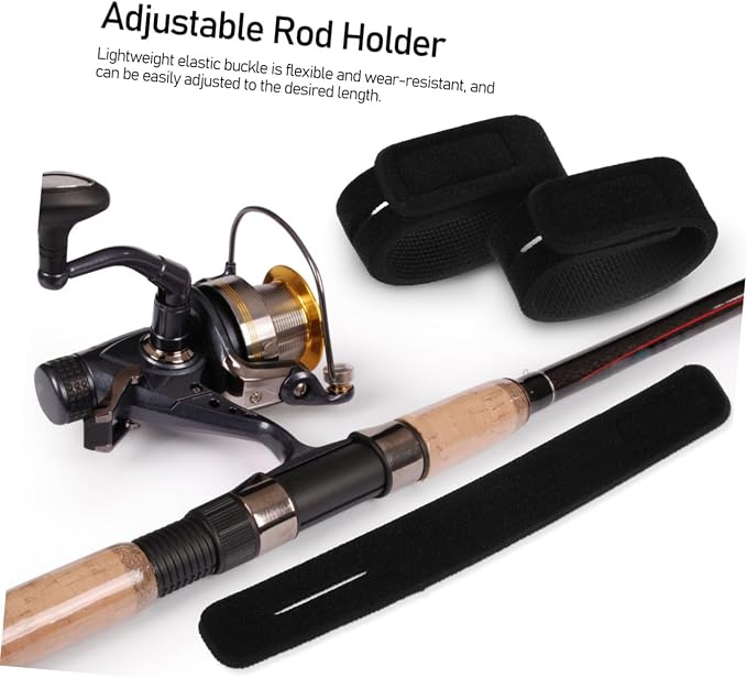 Mipcase Holder Fishing Pole Ties Fishing Rod Belt Pole Belts Rod Accessories Stretchy