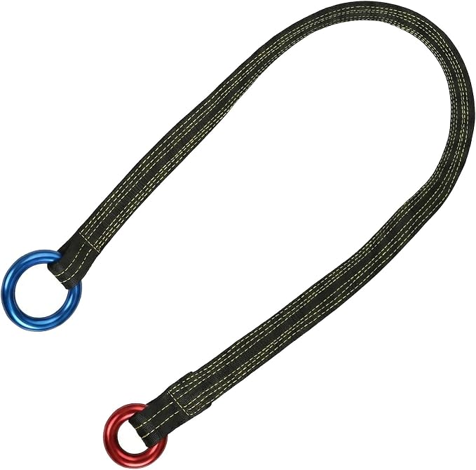 Tree Arborist Friction Saver Tree Climbing Cambium Saver Loop Belt Sling Retrievable Anchor 35.4 inch/43 inch