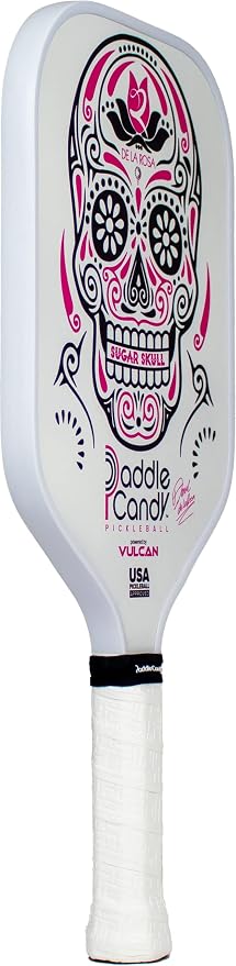 Vulcan | Paddle Candy Sugar Skull Pickleball Paddle | Hybrid Performance | Polypropylene Core | USAP Approved | Multiple Options