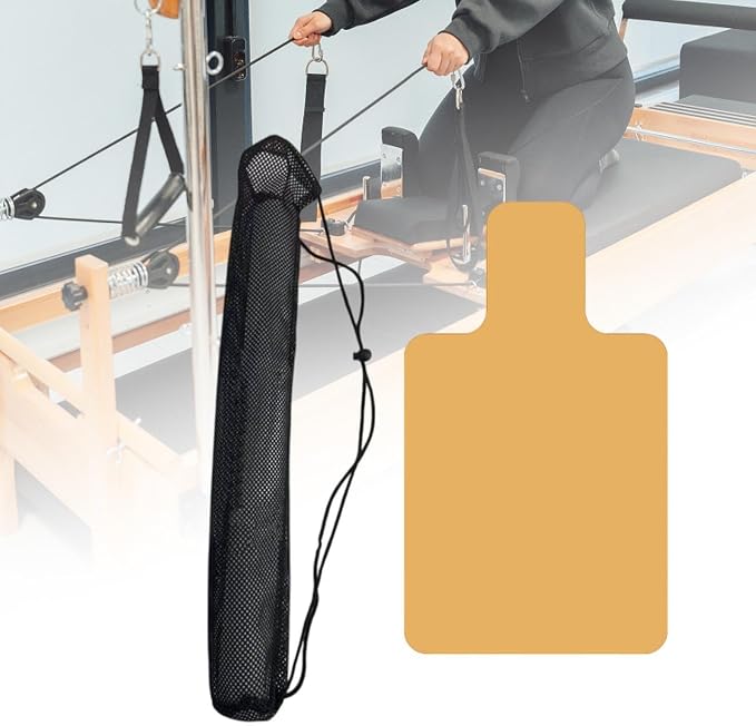 Pilates Reformer Mat Towel for Balance Training Fitness with Mesh Bag