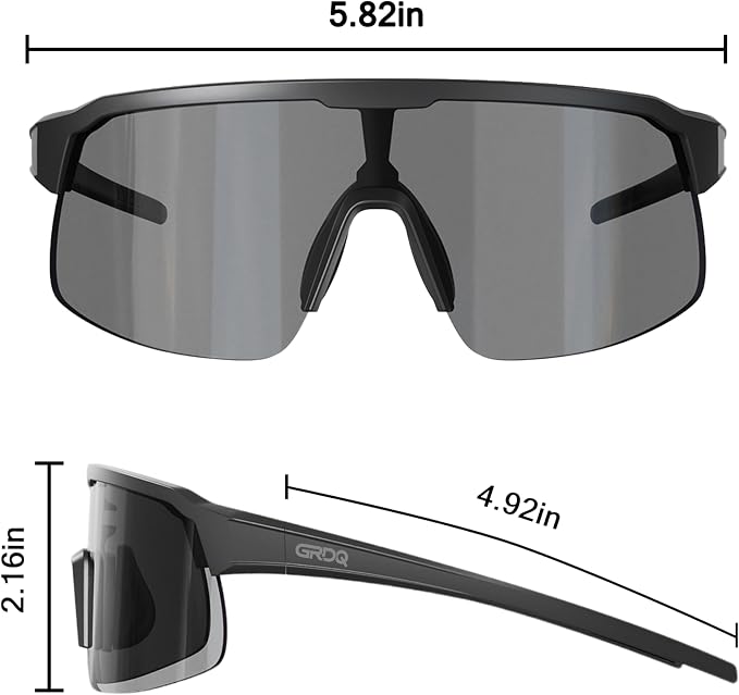 Sunglasses TR90 Frame Anti-Slip Full Coating HD Lens UV400 Protection Cycling Multi-Sport